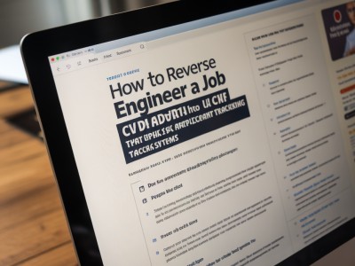 How to reverse-engineer a job advert into a cv that gets past uk applicant tracking systems
